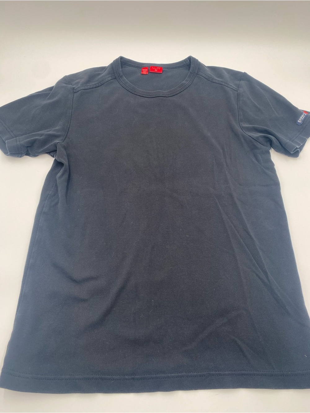 Esprit Crew Neck T-Shirt - Black Size L